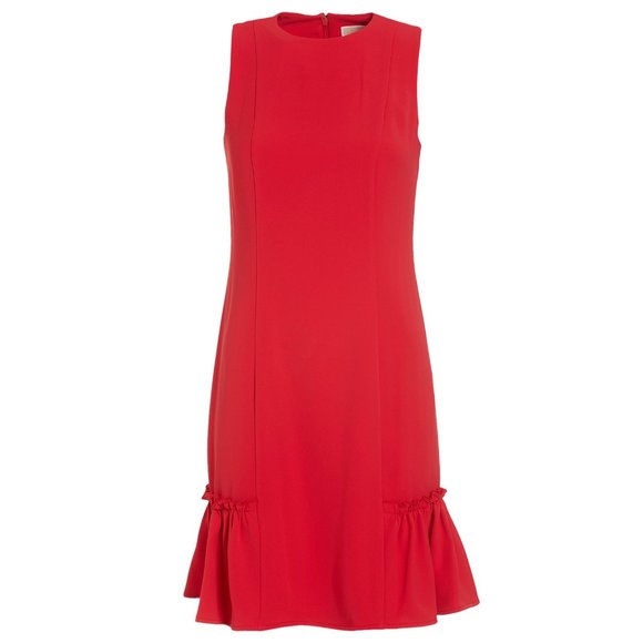 NEW! Calvin Klein Sleeveless Ruffle A Line Dress, Size 6 - Picture 7 of 16